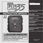Primos Truth Cam 35 63010 Operating instructions