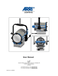 ARRI L7 User manual