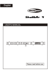 SHOWTEC LED Bar DMX User`s manual