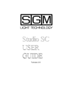 SGM Studio 12 User guide
