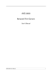 Axis AXIS 5900 User`s manual