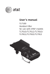 AT&T TL7912 User`s manual