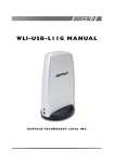 Buffalo WLI-USB-L11G Product manual