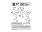 Milwaukee 2655B-20 Operator`s manual