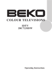 Beko 28C723IDW Operating instructions