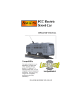 Rail King PCC Street Car Operator`s manual