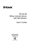 D-Link DP-601M User`s guide