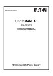 Eaton 10000L(XL) User manual