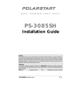 Autostart Polarstart PS-3085SH Installation guide