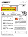 Quadra-Fire COLBAY-INS Owner`s manual