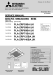 Mitsubishi Electric PLA-ZRP35 Service manual