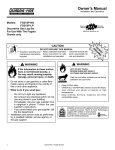 Quadra-Fire FG21SP-LP Owner`s manual