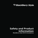 Blackberry Style 9670 Specifications