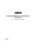 ADTRAN ATLAS 800 SERIES User manual