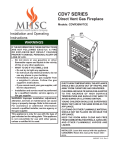 MHSC CDV7 Operating instructions