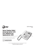 AT&T 1825 User`s manual