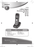 Radio Shack 43-144 User`s guide