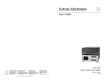 Extron electronics PS 123 User`s guide