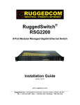 Siemens RUGGEDCOM RSG2200 Installation guide