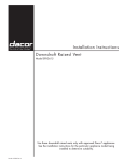 Dacor ERV3615 Product specifications