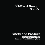 Blackberry Torch 9800 Specifications