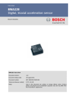 Bosch MAN-REG-X-08 Specifications