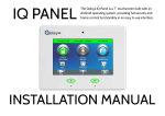 QOLSYS IQ PANEL Installation manual