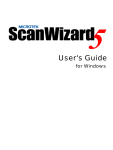 Microtek ScanMaker 5 User`s guide