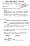 Extron electronics XTRA FULL RACK XPA 2004 Setup guide