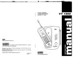 VTech VT 1900 Specifications