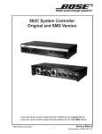 Bose 802c Service manual