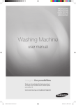 Samsung WD8122CVC User manual