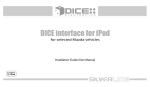 DICE Car Integration Kit for iPod Installation guide