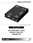 Altinex TP110 Specifications