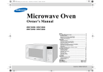 Samsung MW735WB Owner`s manual