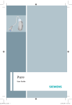 Siemens Pure 500 User guide