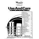 Whirlpool series 980 Specifications