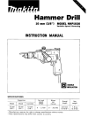 Makita NHPL030 Instruction manual