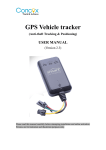 Concox GPS Vehicle tracker User manual