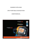 Daewoo DPN-3500 User manual
