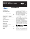 Carrier 38GXQ Service manual