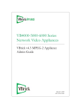 VBrick Systems VB6000 Series Instruction manual