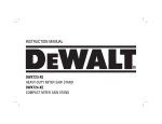 DeWalt DWX724 Instruction manual