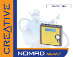 Creative Nomad Muvo2 User`s guide