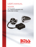 Boss Audio Systems C-250 User`s manual