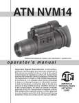 American Technologies Network ATN NVM14 Operator`s manual