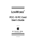Echelon PCC-10 User`s guide