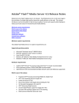AdobeÂ® FlashÂ® Media Server 3
