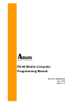 PA-60 Mobile Computer Programming Manual