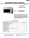 R-930CS SERVICE MANUAL